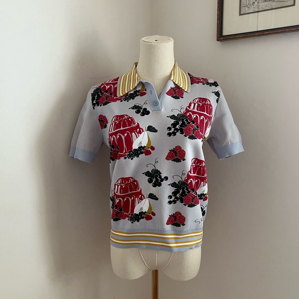 Tory Burch short sleeved sweatshirt top
